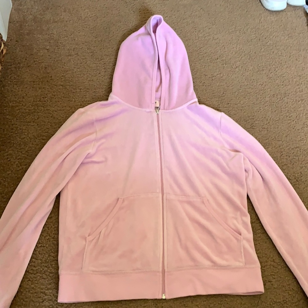 Juicy couture light pink track suit jacket